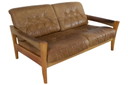Zehbitz bank vintage cognac leer