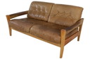 Zehbitz bank vintage cognac leer