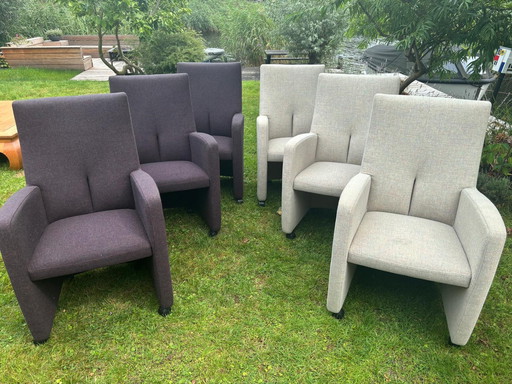 6x Leolux Kilenge Fauteuil