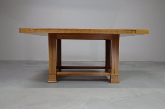 Image 1 of Husser 615 Dining Table By Frank Lloyd Wright Produced By Cassina