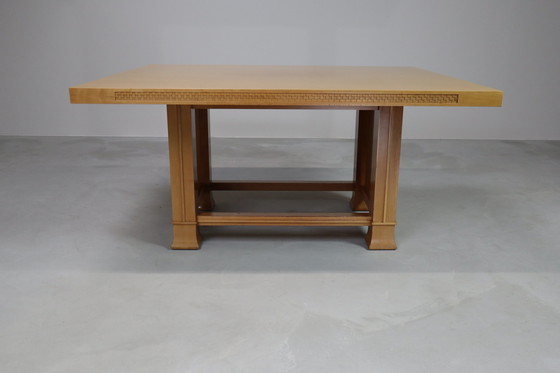 Image 1 of Husser 615 Dining Table By Frank Lloyd Wright Produced By Cassina