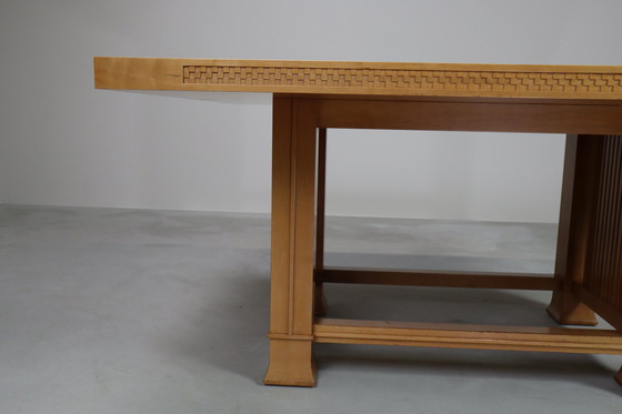 Image 1 of Husser 615 Dining Table By Frank Lloyd Wright Produced By Cassina