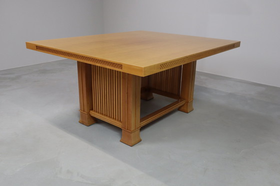 Image 1 of Husser 615 Dining Table By Frank Lloyd Wright Produced By Cassina