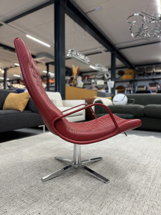 Image 1 of De Sede 51 Fauteuil rood leer 