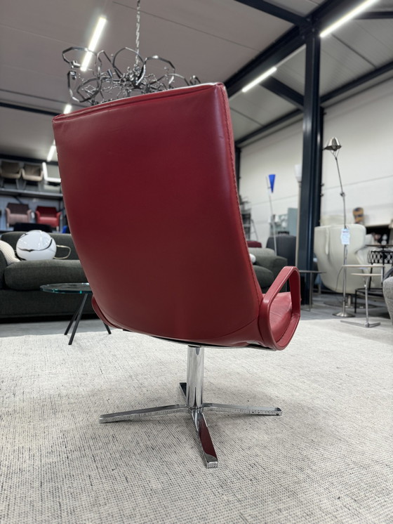 Image 1 of De Sede 51 Fauteuil rood leer 