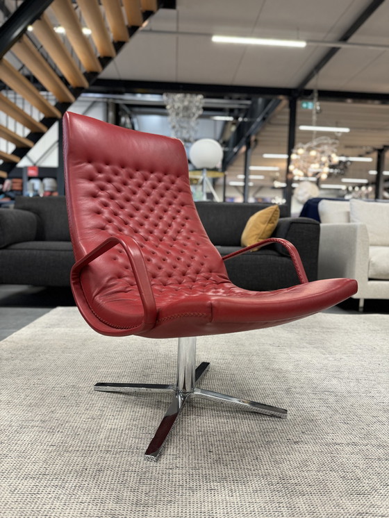 Image 1 of De Sede 51 Fauteuil rood leer 