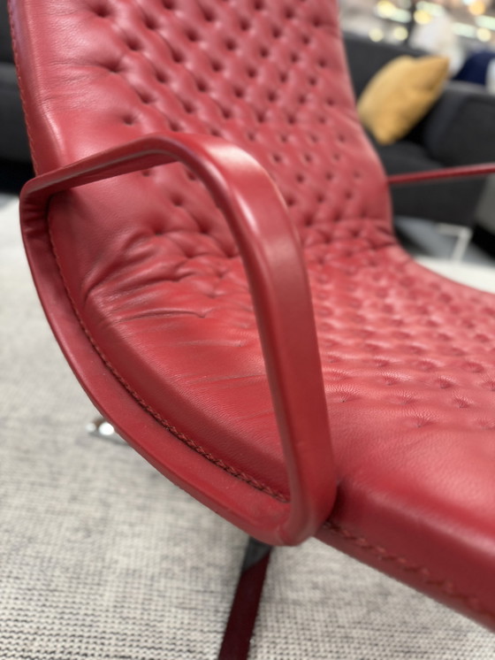 Image 1 of De Sede 51 Fauteuil rood leer 