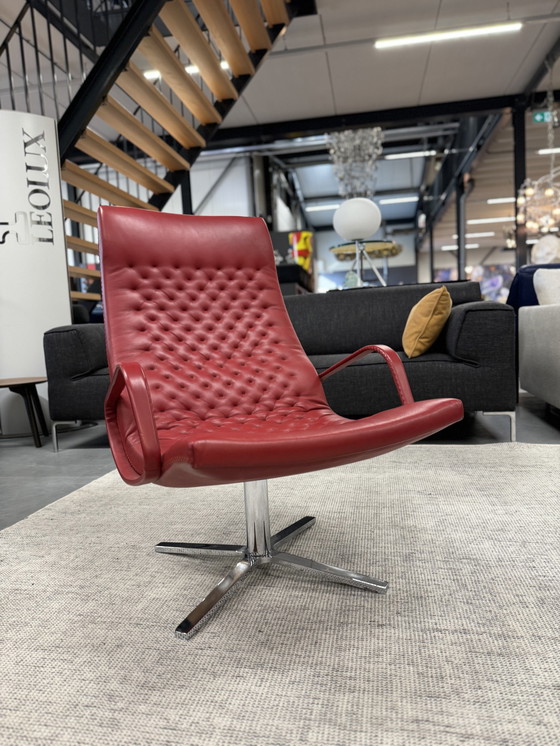 Image 1 of De Sede 51 Fauteuil rood leer 