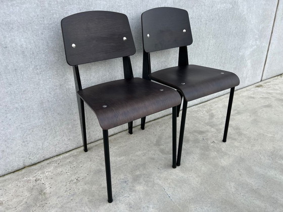 Image 1 of 2X Vitra Prouvé Standard Chair