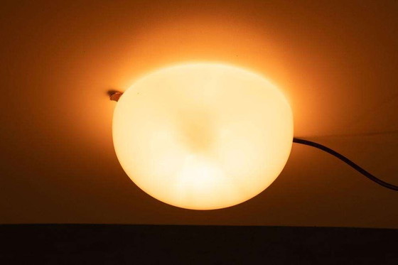 Image 1 of Vintage opaline plafondlamp Gispen, art deco ceiling lamp