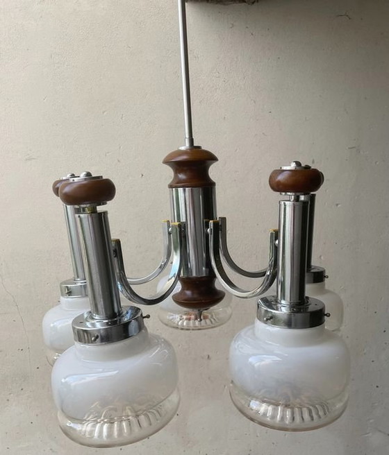 Image 1 of Mid Century Moderne hanglamp