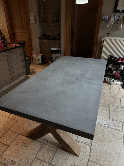 Handgemaakte Mortex Eettafel