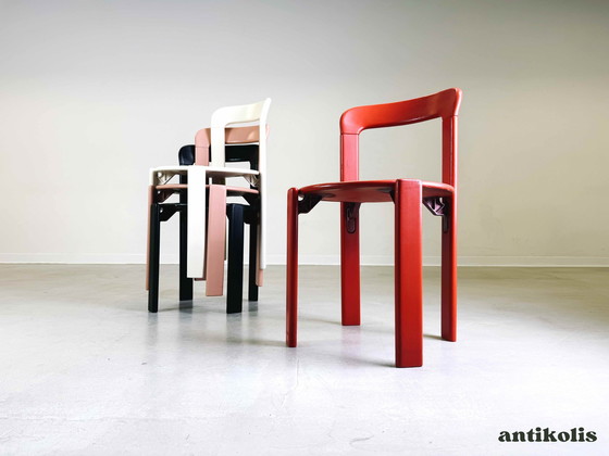 Image 1 of Vintage stoelen Bruno Rey Kusch & Co jaren 1970 ontwerp Nieuw gelakt