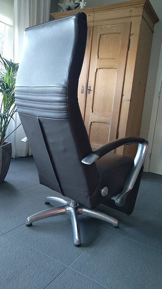 Image 1 of Moderne Leren Relax Fauteuil