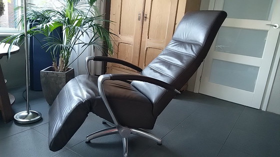 Image 1 of Moderne Leren Relax Fauteuil