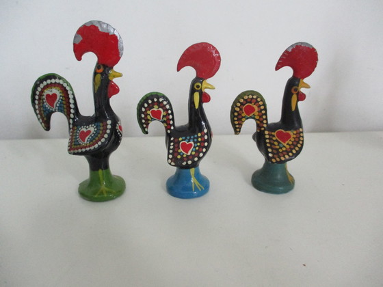 Image 1 of 5 Stuks Portugese Barcelos Hanen