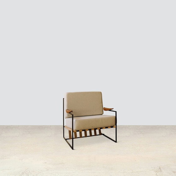 Image 1 of Paar vintage "Anette" houten fauteuils van Jorge Zalszupin, 1960