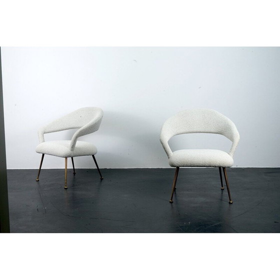 Image 1 of Paar vintage fauteuils van Gastone Rinaldi, 1970