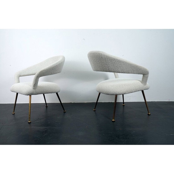 Image 1 of Paar vintage fauteuils van Gastone Rinaldi, 1970