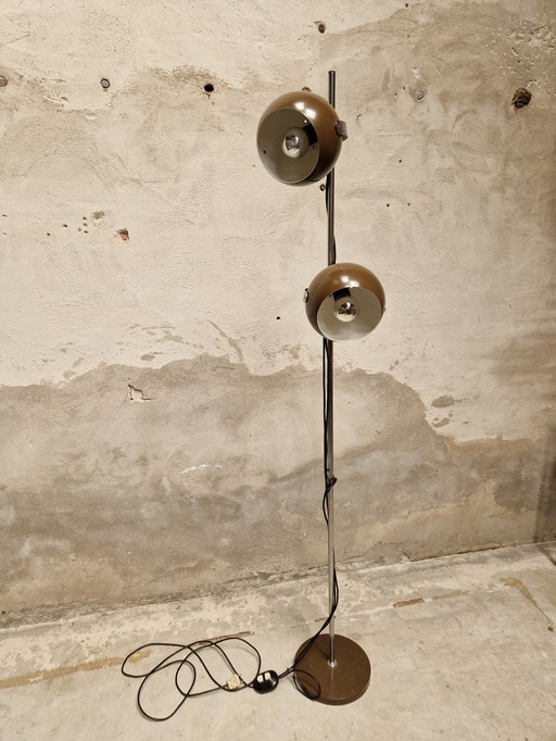 Vintage vloerlamp bollenlamp