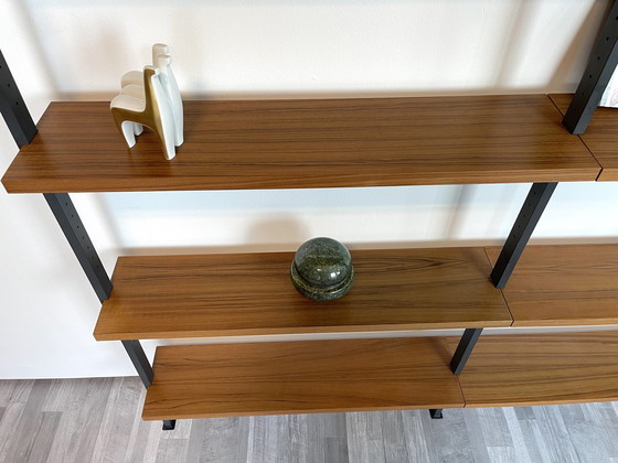 Image 1 of 60s teak rekken systeem Olof Pira Zweden