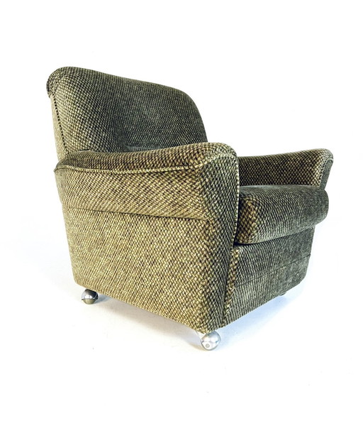 Vintage Velours Fauteuil ‘70