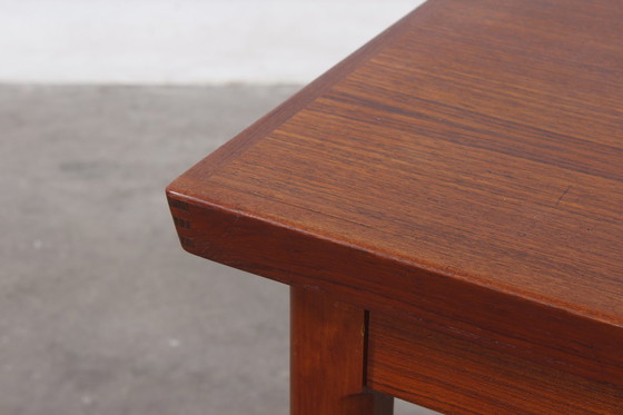 Image 1 of Vintage teakhouten tafel Deens Mid Century ontwerp jaren 50 60