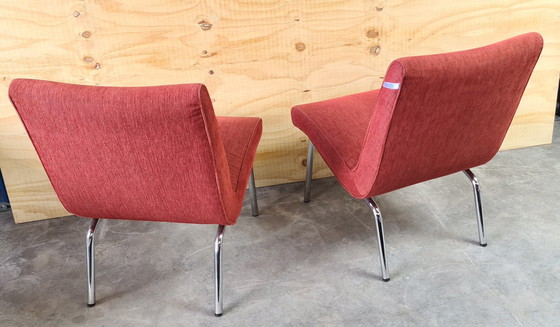 Image 1 of 2x Walter Knoll Vostra 607 lounge stoelen