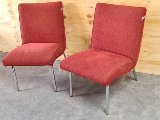 Image 1 of 2x Walter Knoll Vostra 607 lounge stoelen