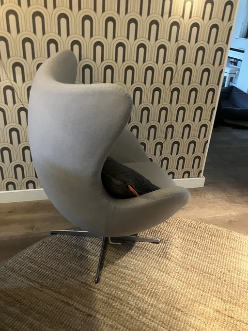 Prachtige Egg Chair Replica Licht Grijs