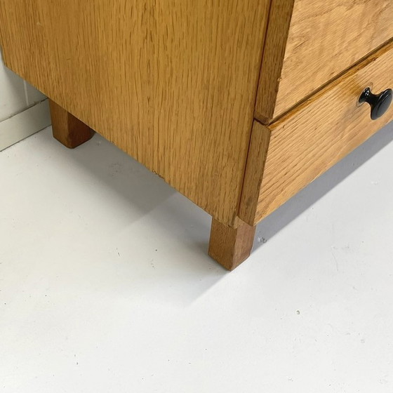 Image 1 of Midcentury Vintage Ladekastje Sixties Zwarte Knop 