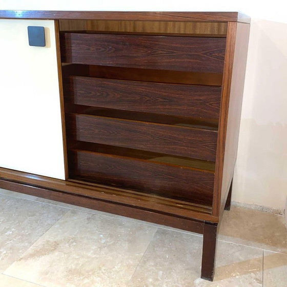 Image 1 of Tito Agnoli Rosehouten Dressoir La Linea