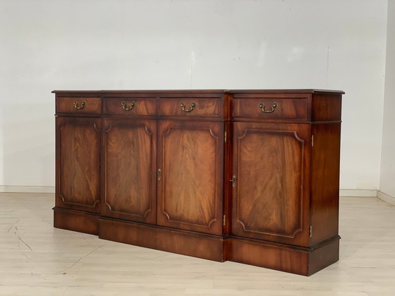 Image 1 of Engelse mahonie dressoir kast dressoir vintage