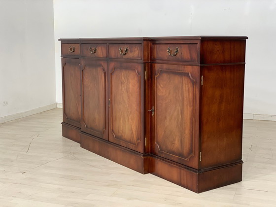 Image 1 of Engelse mahonie dressoir kast dressoir vintage