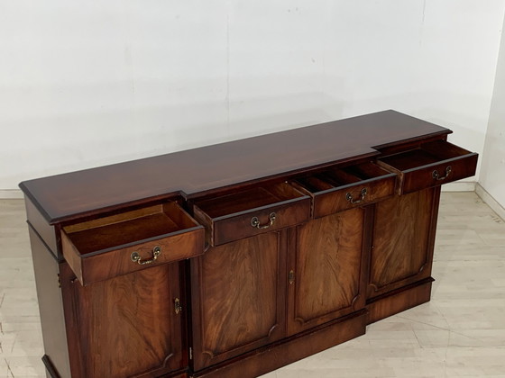 Image 1 of Engelse mahonie dressoir kast dressoir vintage