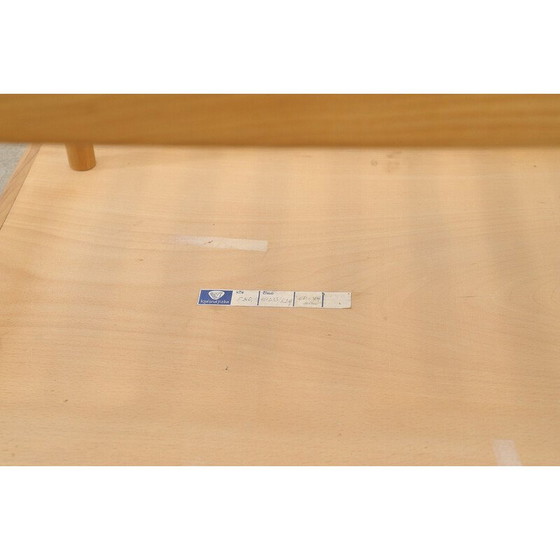 Image 1 of Vintage beukenhouten serveertafel van Krásná Jizba, Tsjecho-Slowakije 1950