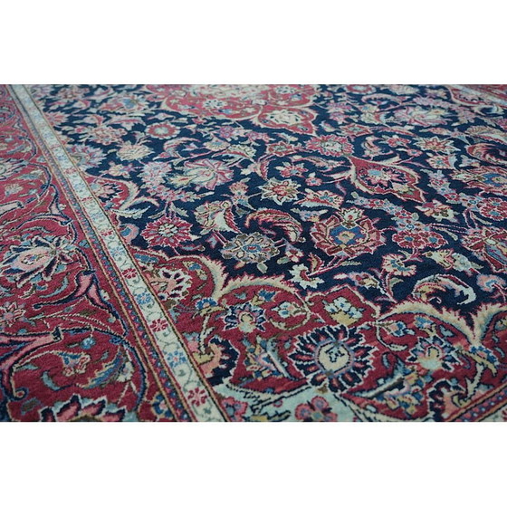 Image 1 of Vintage handgeknoopt wollen vloerkleed, jaren 1930