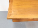 Deense vintage boekenkast secretaire teak