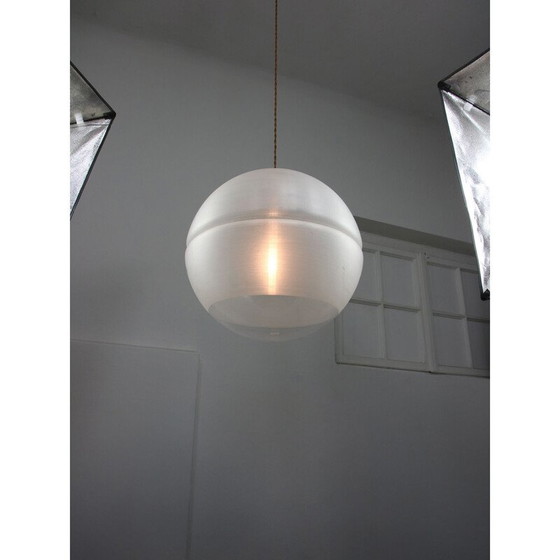 Image 1 of Space Age vintage transparante Sfera hanglamp van Guzzini, 1970