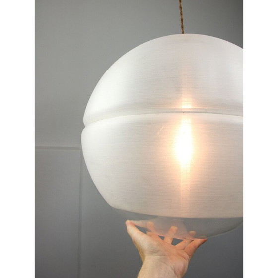 Image 1 of Space Age vintage transparante Sfera hanglamp van Guzzini, 1970