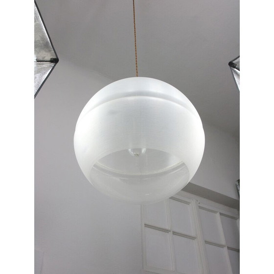 Image 1 of Space Age vintage transparante Sfera hanglamp van Guzzini, 1970