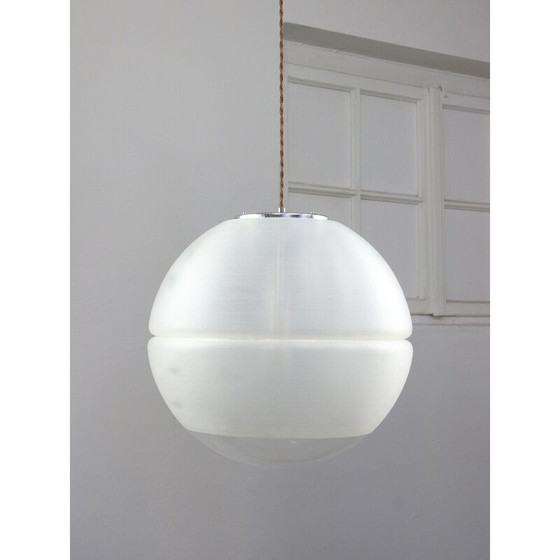 Image 1 of Space Age vintage transparante Sfera hanglamp van Guzzini, 1970