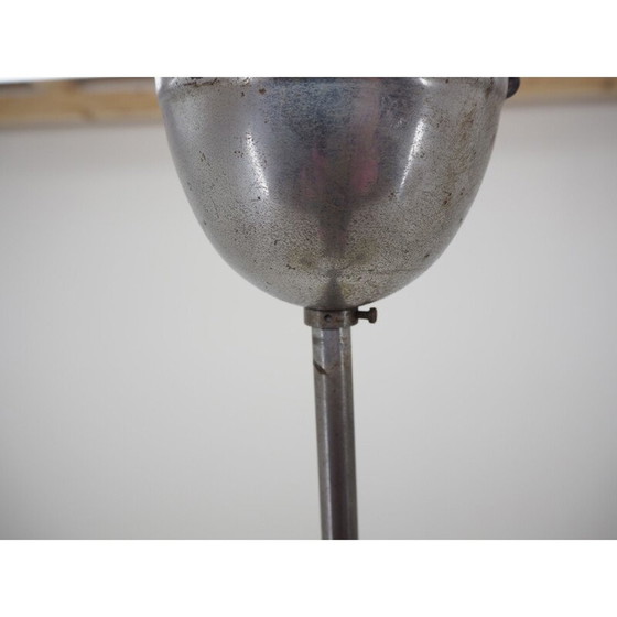 Image 1 of Vintage kroonluchter van chroom en glas, Tsjecho-Slowakije 1960