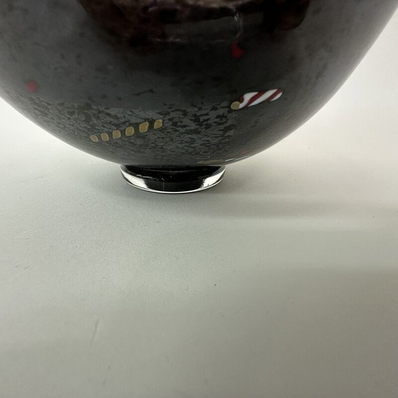 Image 1 of Vintage "Satellite bowl" glazen vaas van Bertil Vallien voor Kosta Boda, Zweden 1990