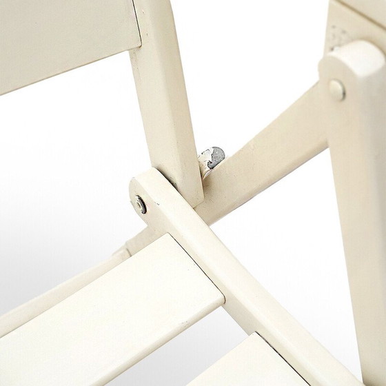 Image 1 of Paar vintage massief houten klapstoelen voor buiten, Italië 1960