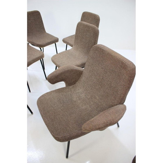 Image 1 of Set vintage fauteuils en stoelen van Alan Fuchs, 1961