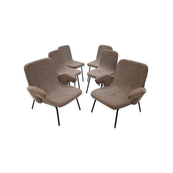 Image 1 of Set vintage fauteuils en stoelen van Alan Fuchs, 1961