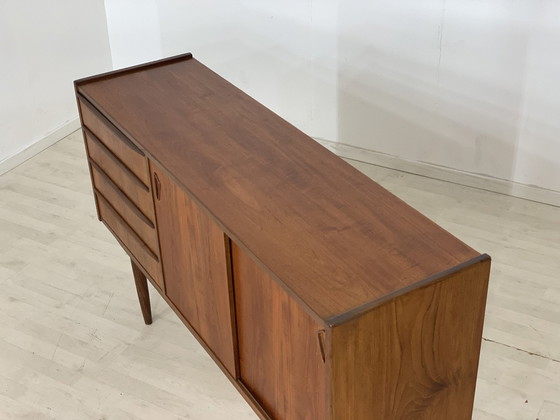 Image 1 of Deens teak dressoir dressoir woonkamer kast tv kast ladekast vintage