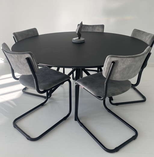 5x Dykmeyer De Purmer Stoelen