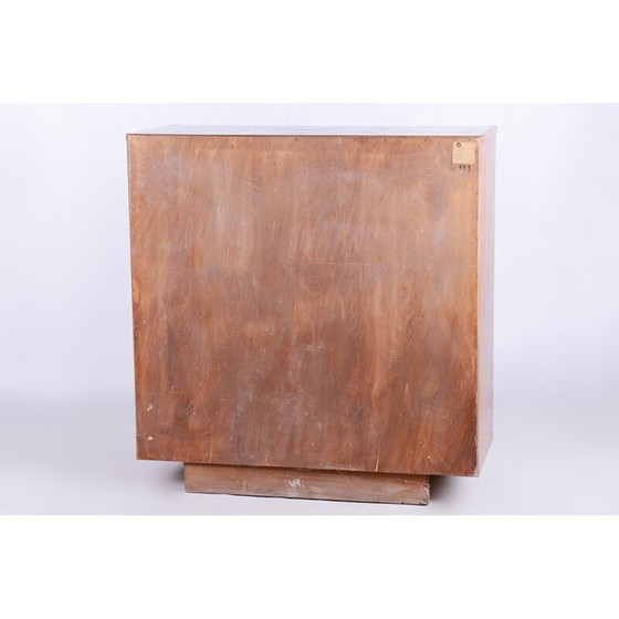 Image 1 of Vintage Art Deco kast in esdoorn en walnoot door J. Halabala voor Up Zavody, Tsjecho-Slowakije 1930